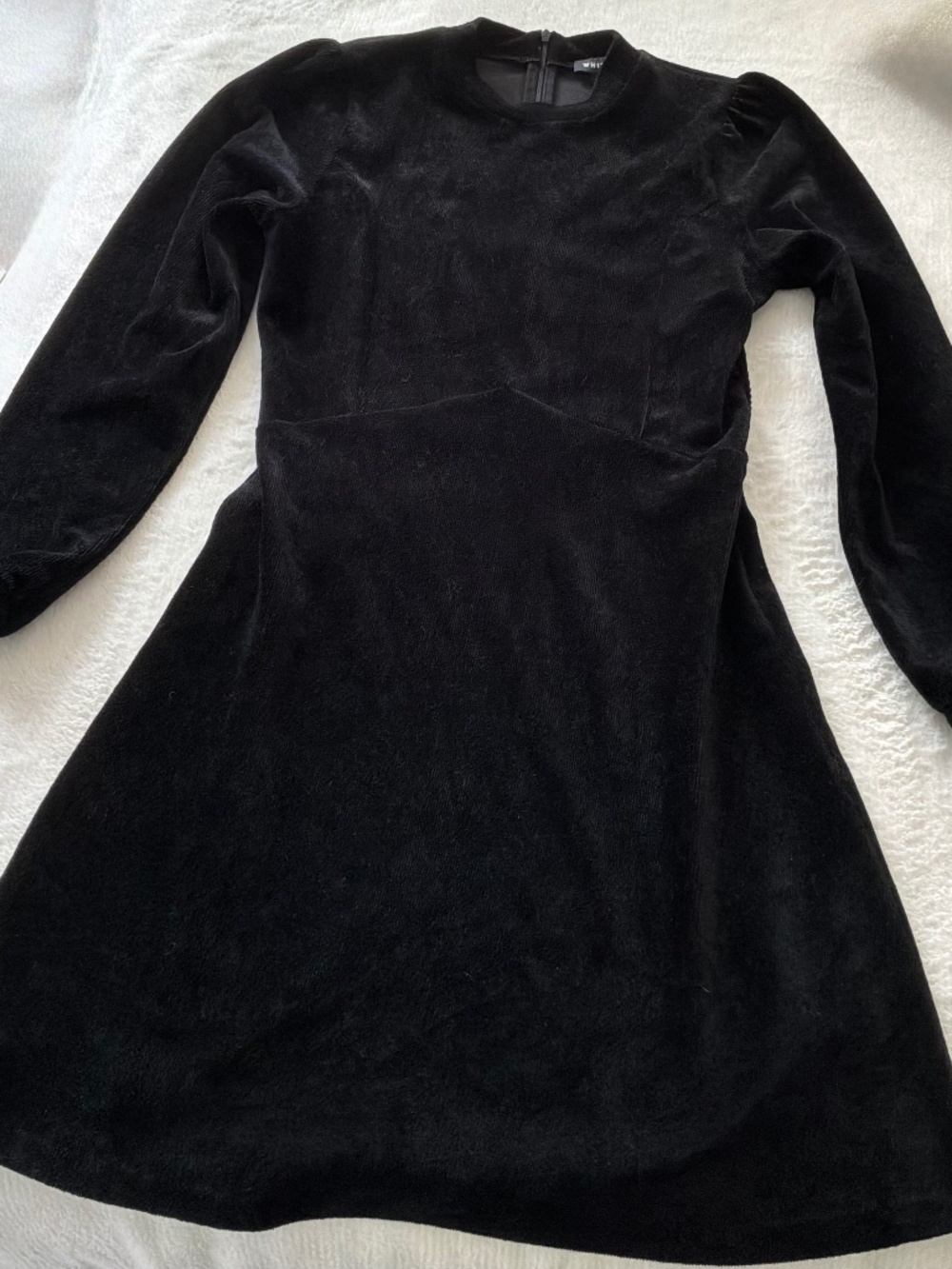 Whistles London Black Corduroy Dress size 6